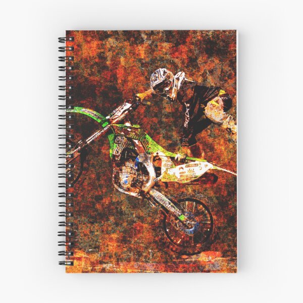 Item preview, Freestyle Motocross Rider en llamas designed and sold by NaturePrints.