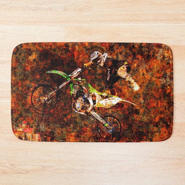 Item preview, Freestyle Motocross Rider on Fire designed and sold by NaturePrints.