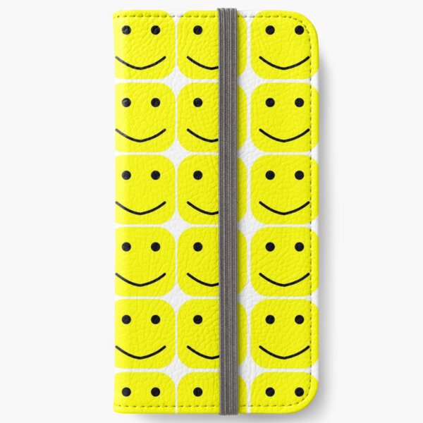 Default Roblox Character Iphone Wallet By Kolby Redbubble - default roblox guy