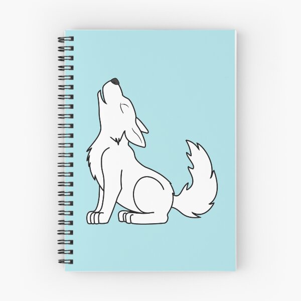 Item preview, White Howling Wolf Pup designed and sold by Grifynne.