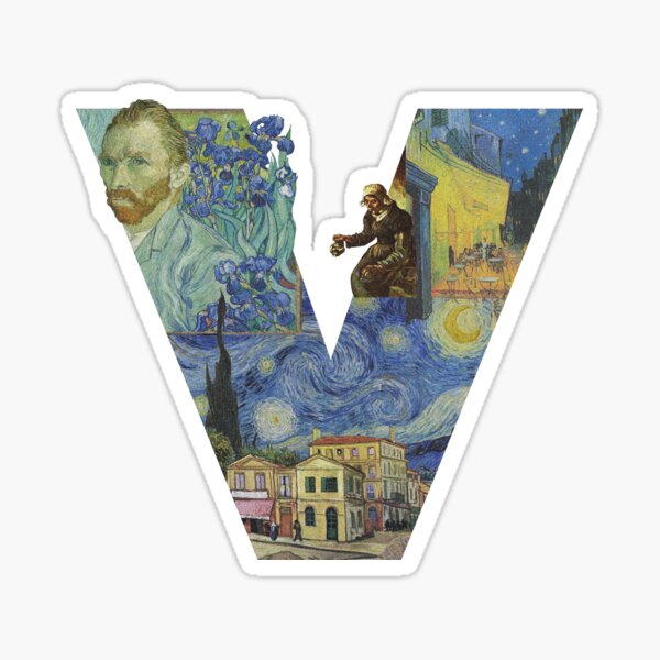 Vista previa del artículo con la obra «Vincent van Gogh Collage», diseñado y vendido por Miscellaneous Co..