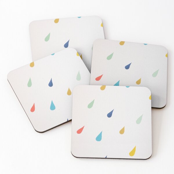 Item preview, colourful raindrops designed and sold by jolly3434.