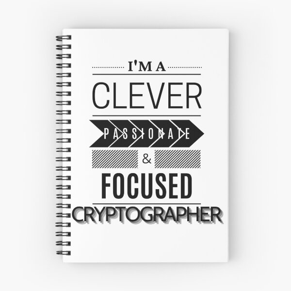 Item preview, I'm a Clever Passionate and Focused Cryptographer designed and sold by Torique.