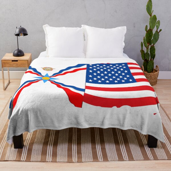 Item preview, Assyrian American Flags designed and sold by doniainart.