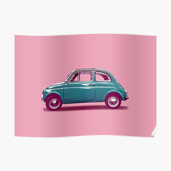 Photo Picture Poster Print Art A0 A1 A2 A3 A4 FIAT 500E CAR POSTER AB773