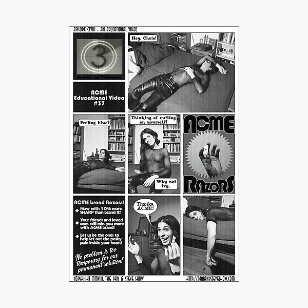 Razor Blades Photographic Print