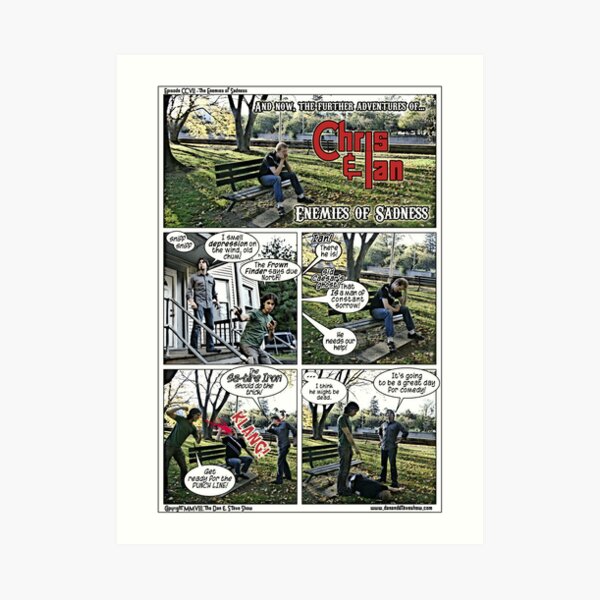 Fight Depression Art Print