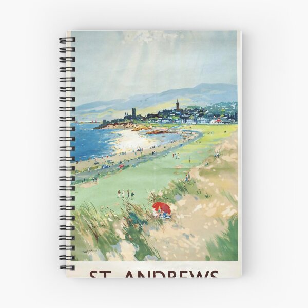Item preview, Railway Poster St Andrews designed and sold by stickart-marek.