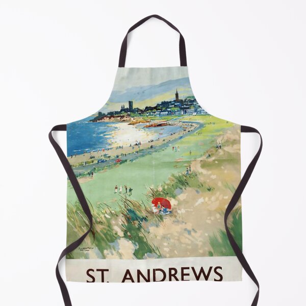 Item preview, Railway Poster St Andrews designed and sold by stickart-marek.