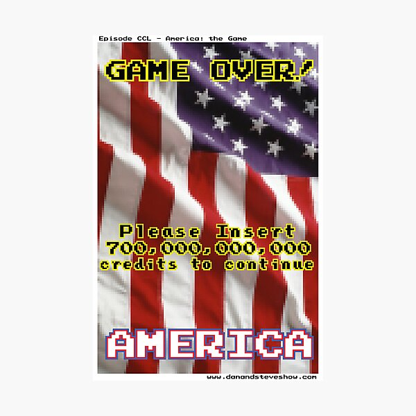America The Game Photographic Print