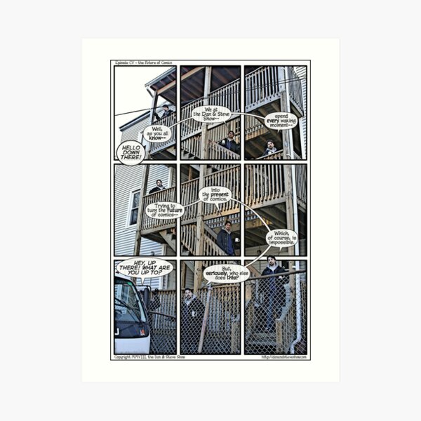 The Future of Comics Art Print