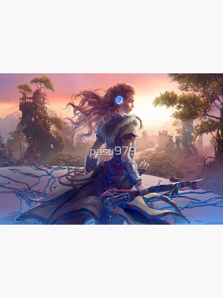 Aloy Horizon Zero Dawn Wallpaper On Tallneck Art Board Print By Pasu979 Redbubble