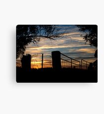 Sunset Milvale Road ... 29 May 2013 Canvas Print