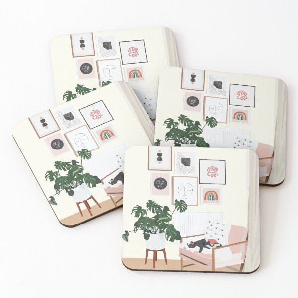 Item preview, Minimalist Interior - Cozy Corner designed and sold by whatsdoodling.