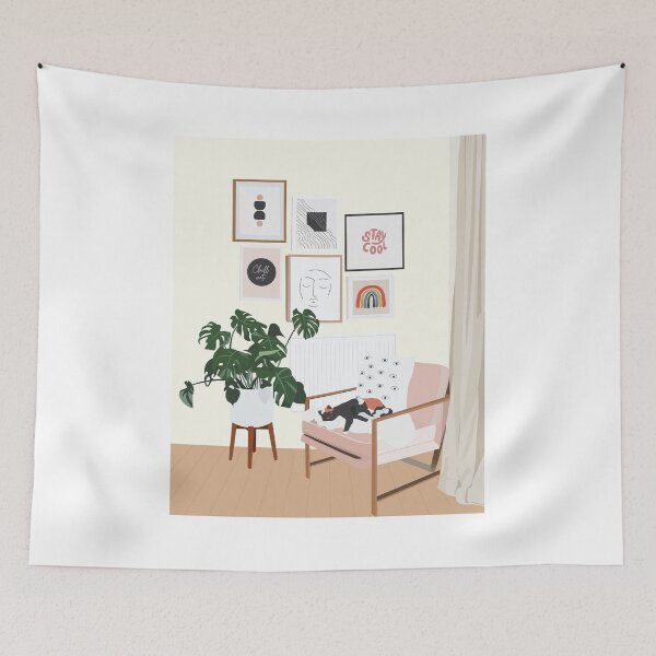 Item preview, Minimalist Interior - Cozy Corner designed and sold by whatsdoodling.