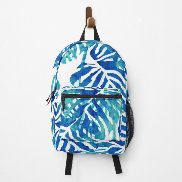 Item preview, Tropical Leaves – Blue Abstract designed and sold by Judy Palkimas.