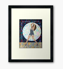 Prismatic Tina Turner Framed Print
