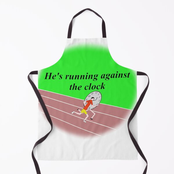 Item preview, sport phrase He's running against the clock designed and sold by 6059.