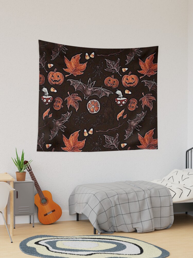 Thumbnail 1 of 3, Tapestry, Halloween Party designed and sold by FantasySkyArt.