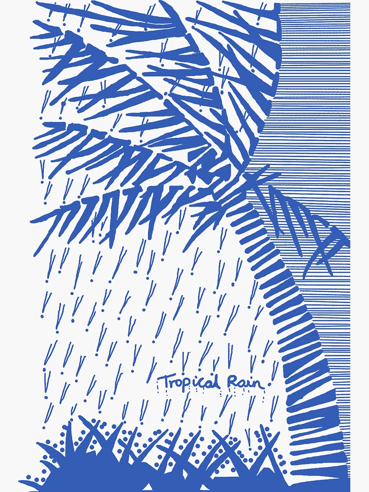 Tropical Rain Cuba Blue by hoxtonboy