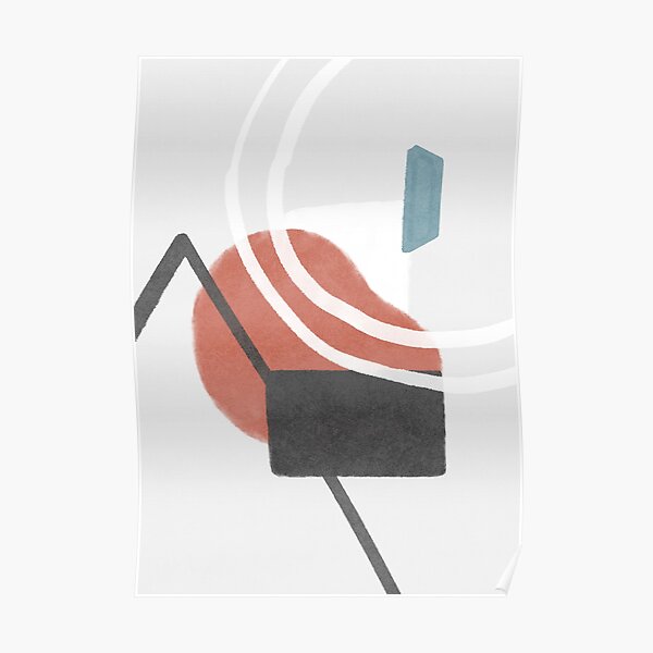 In the spotlight - abstract shapes #103 Poster