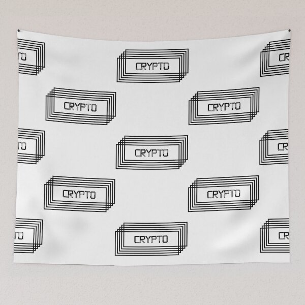 Item preview, Crypto Dragged Square Design designed and sold by Torique.