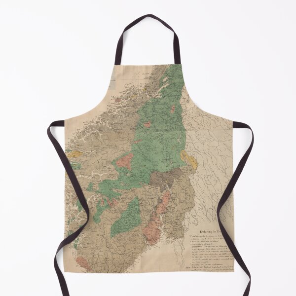 Item preview, Vintage Geological Map of Norway (1849) designed and sold by BravuraMedia.