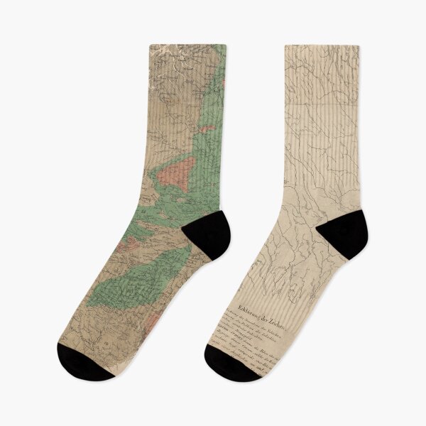 Item preview, Vintage Geological Map of Norway (1849) designed and sold by BravuraMedia.