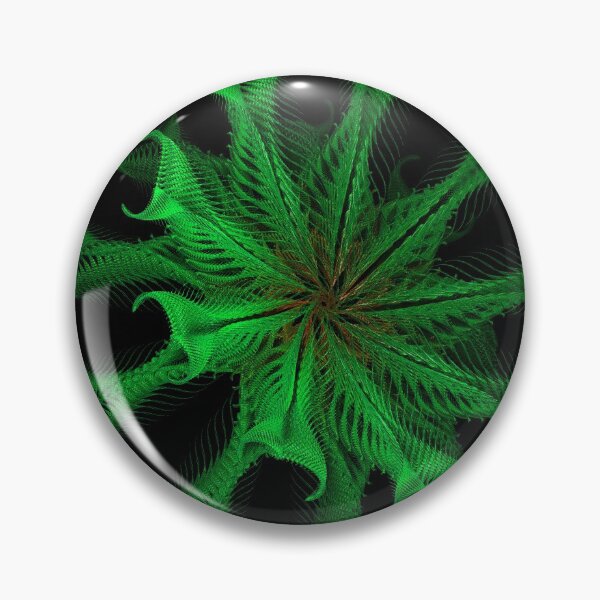 Item preview, Green Filigree Fractal Flower designed and sold by Lynn Bolt.