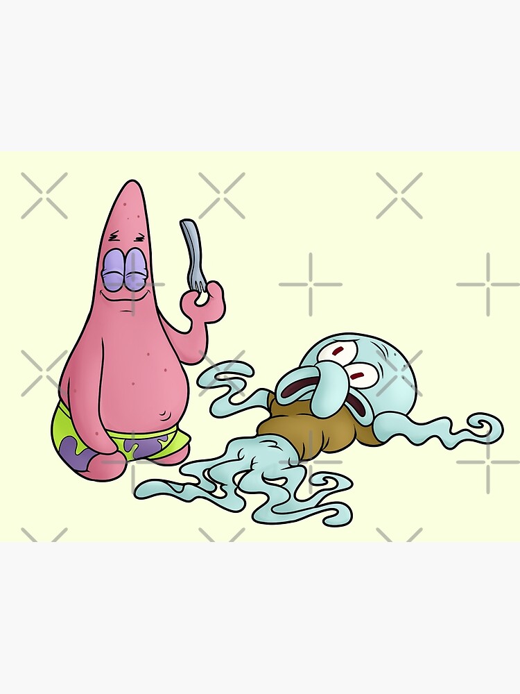 Patrick star Greeting Card by Squidward