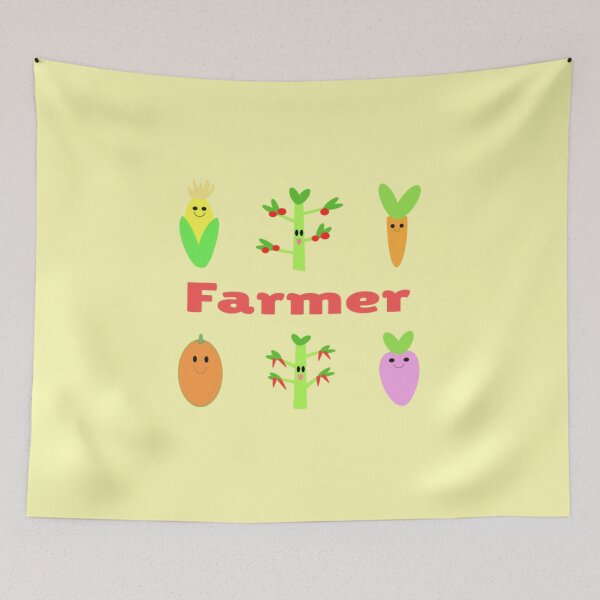 Item preview, Vegetable Farmer designed and sold by KacyCupcake.