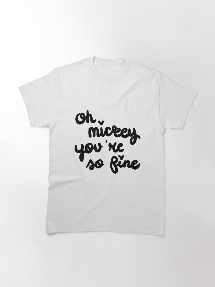 oh mickey you so fine shirt