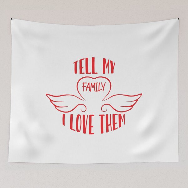 Item preview, tell my family i love them shirt, family shirt, family gift designed and sold by sfyn-na.