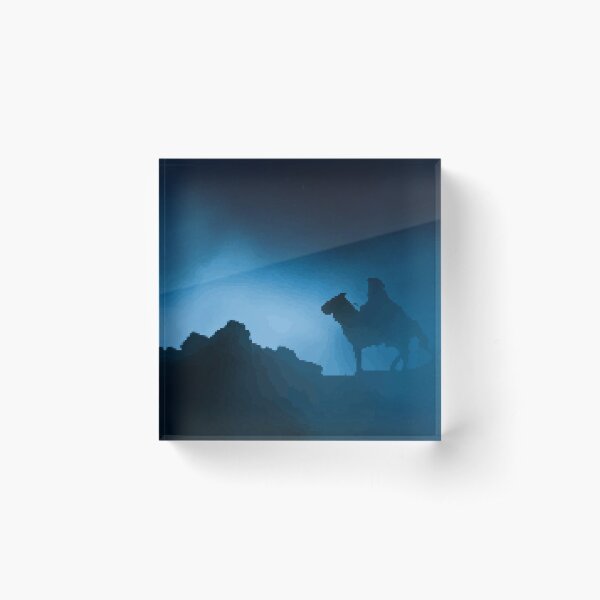 Aperçu de l'œuvre Cavalier de nuit sombre créée et vendue par Vapor Vibes.