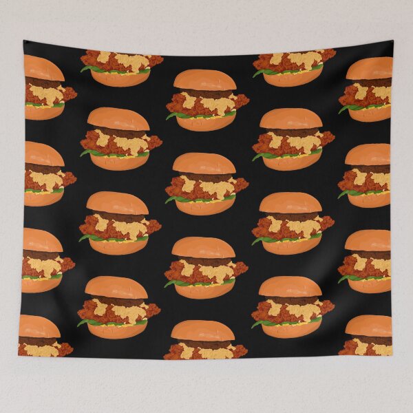 Item preview, Stacked cartoon burger designed and sold by tsfea.