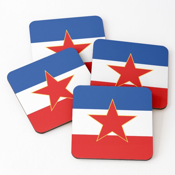 Item preview, Yugoslavia flag, born in yugoslavia designed and sold by Kinisis.