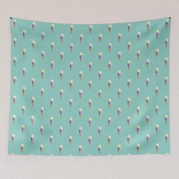 Item preview, Colorful ice cream seamless pattern designed and sold by Bakulina.