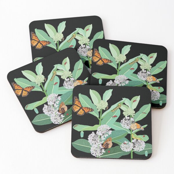 Item preview,  Monarchs and milkweed designed and sold by Jedi-Artist.