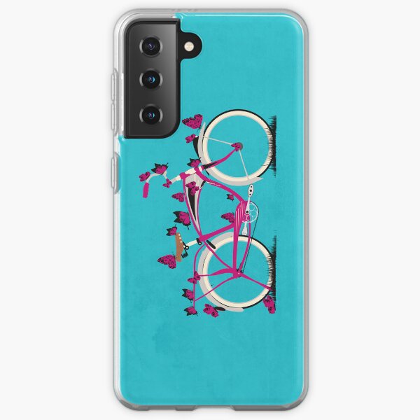 Butterfly Bicycle Samsung Galaxy Soft Case
