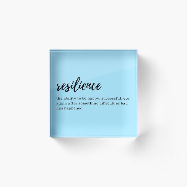 Resilience Acrylic Block