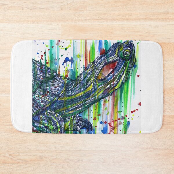 Item preview, TURTLE watercolor and ink portrait.2 designed and sold by lautir.