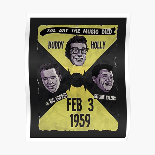 Poster Ritchie Valens La Bamba Rockabilly 50er Rock n Roll kunstdruck plakat 