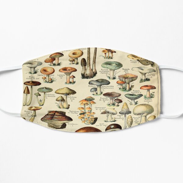 Mushrooms Flat Mask