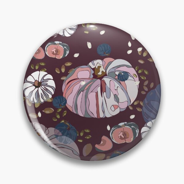 Item preview, Blue and Blush Pumpkins designed and sold by TinaMarieArt.