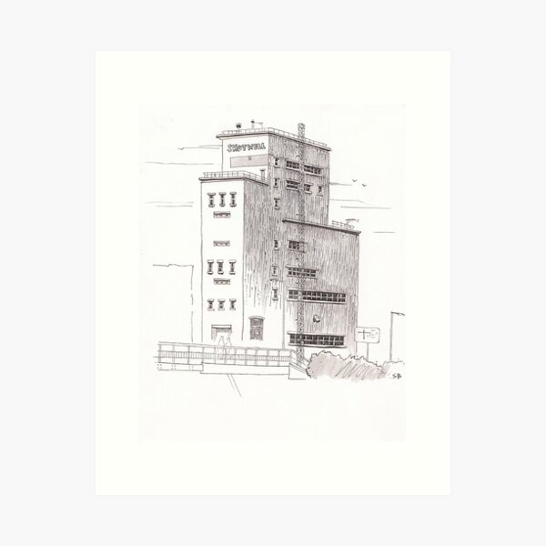 Shotwell Tower, Hull Art Print