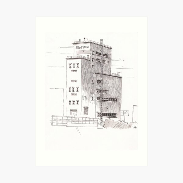 Shotwell Tower, Hull Art Print