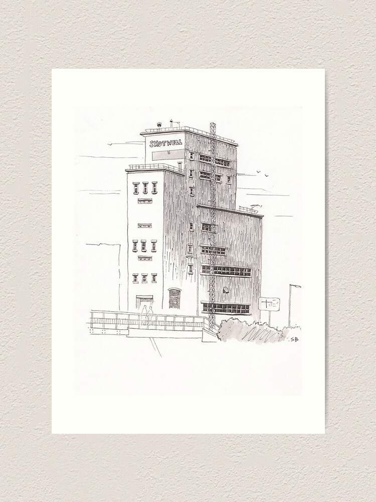 Alternate view of Shotwell Tower, Hull Art Print