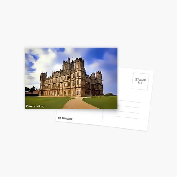 Downton Abbey Digital Art Postcard