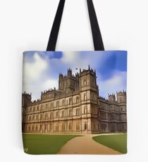 Downton Abbey Digital Art Tote Bag