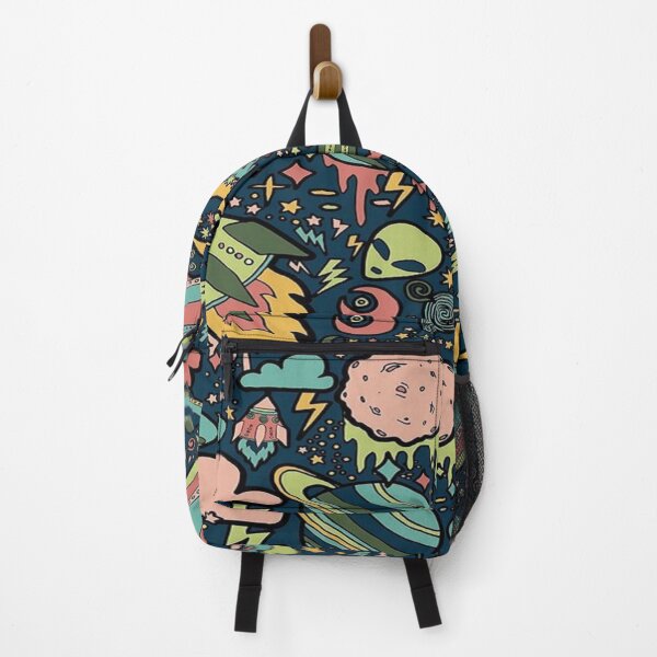 Item preview, Space Doodle Pattern, Aliens Print, designed and sold by thelastelement.